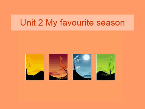 人教版pep英语五年级下册Unit 2 My favourite season课件