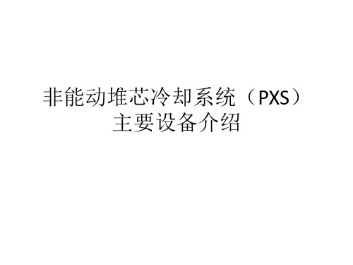 AP1000PXS系统主要设备介绍