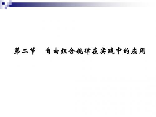 2.2.2 自由组合规律在实践中的应用 精品课件(中图版必修2)