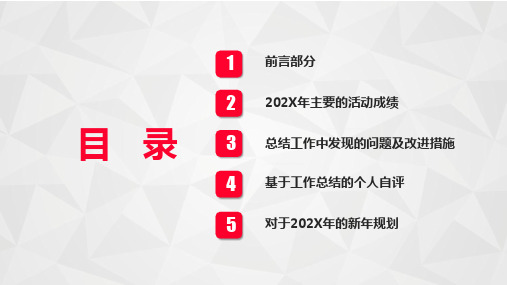 简约2020年终工作总结与计划报告讲课PPT课件