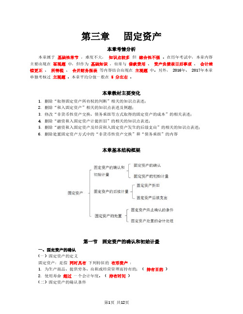 2020中级会计 会计 第7讲_固定资产的确认,固定资产的初始计量