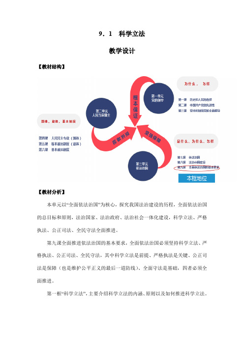 科学立法(教学设计)