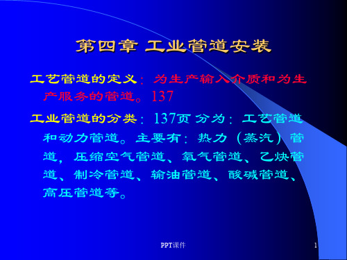 工业管道安装  ppt课件