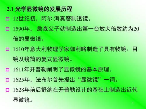 现代分析测试技术 光学显微技术