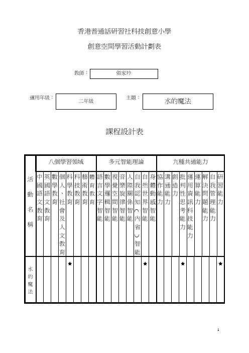 香港普通话研习社科技创意小学.doc