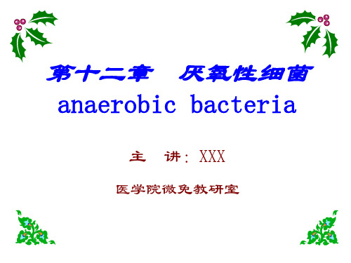 厌氧性细菌