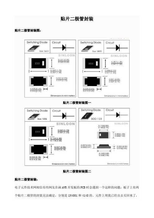 贴片二极管封装