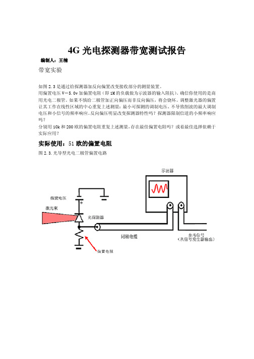 4G光电探测器带宽测试