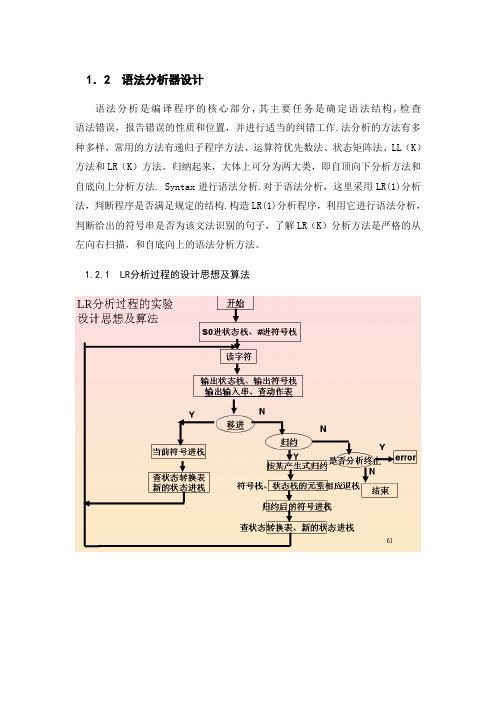 语法分析器设计