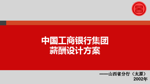 中国工商银行薪酬体系.精讲