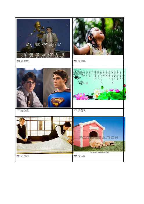 200-299数字谐音编码
