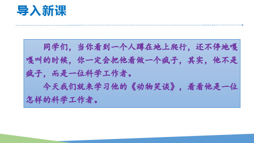 第17课《动物笑谈》课件(共32张PPT)+2022—2023学年部编版语文七年级上册