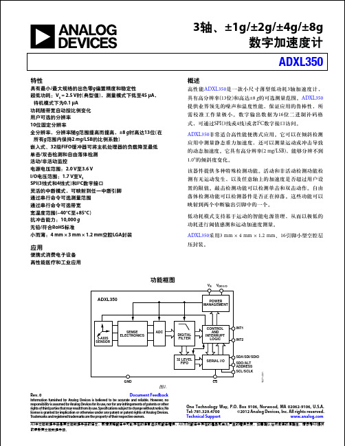 ADXL350数据手册