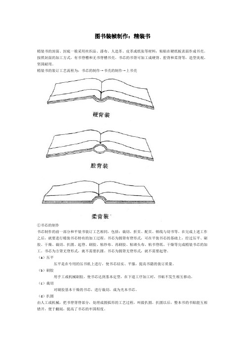 图书装帧制作：精装书