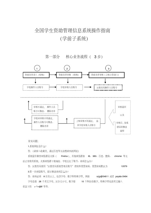 学前全国资助系统图文教程