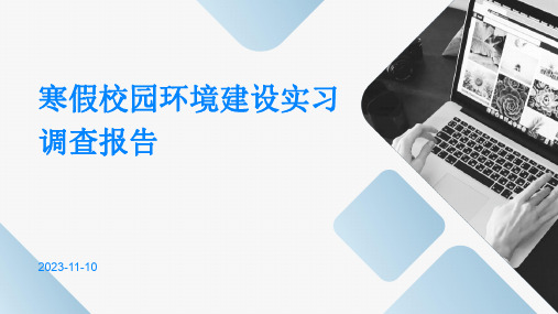 寒假校园环境建设实习调查报告