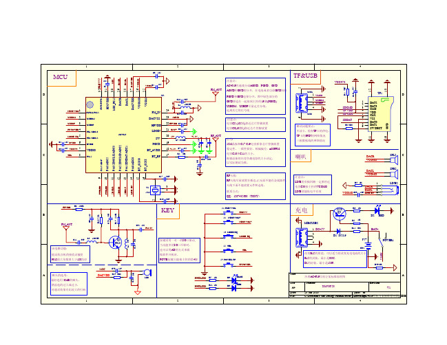 杰理AC4619耳机方案标准原理图