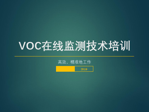 VOC在线监测技术培训