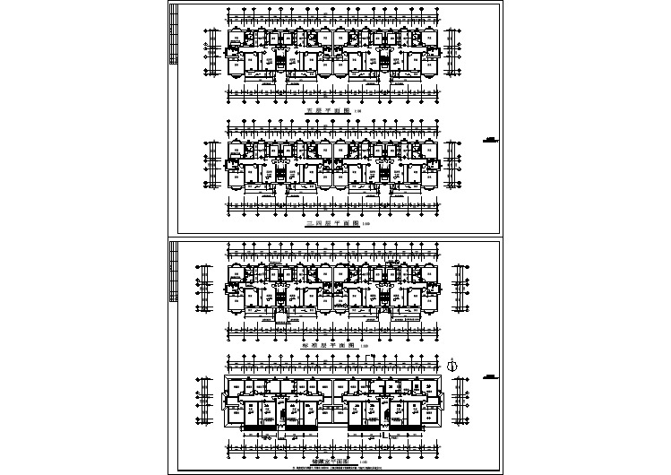 【设计图纸】建筑住宅平面图(精选CAD图例)