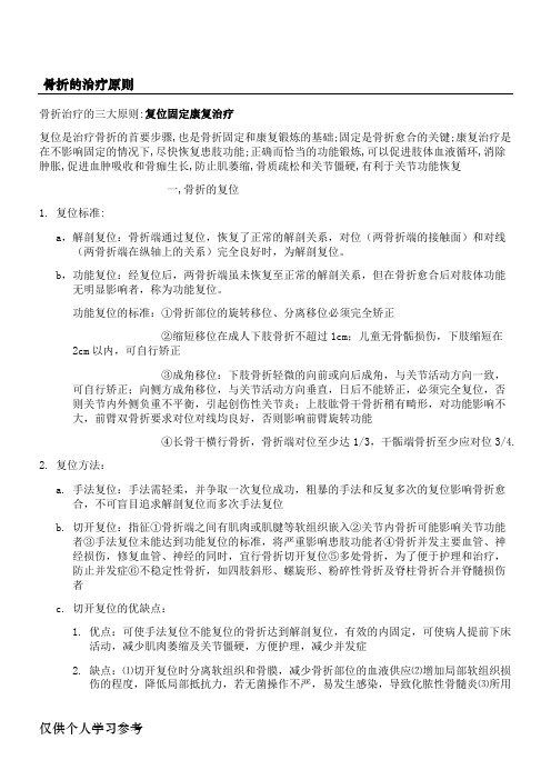 骨折的治疗原则85770