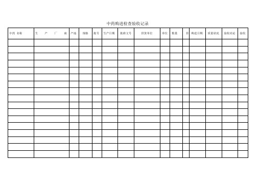 医疗废物处置相关表格