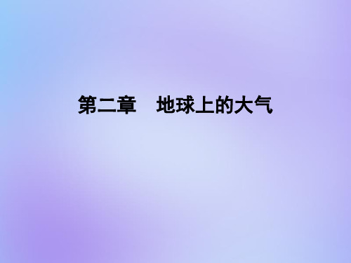 新人教版必修1高中地理第二章地球上的大气第三节常见天气系统课件