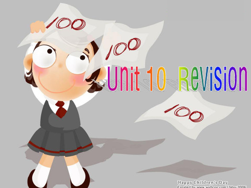 二年级下英语课件-Unit10 Revision_2013 深港朗文版