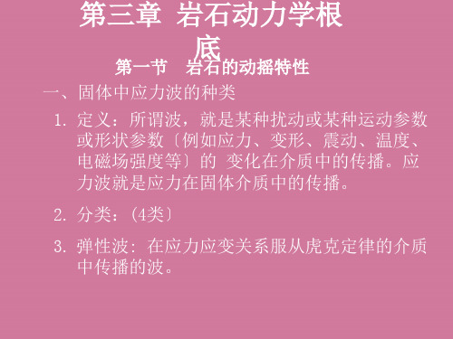 岩石动力学基础ppt课件