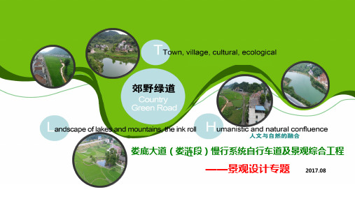 XX慢行系统自行车道及景观综合工程-景观专题