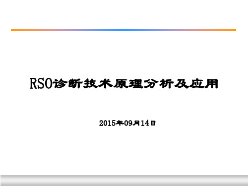 RSO诊断技术剖析.