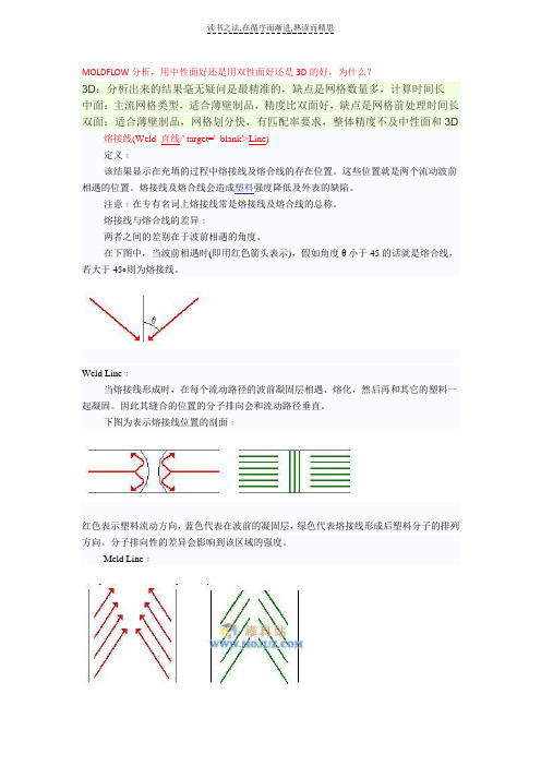 moldflow知识点