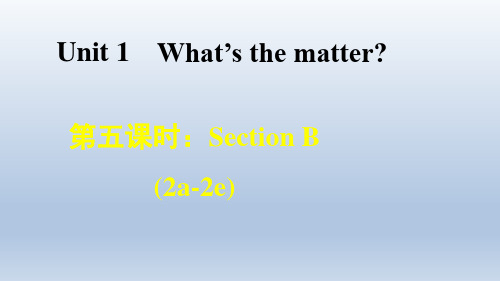 2020春人教版八年级英语下册课件-Unit 1-Unit 1 SectionB (2a-2e)