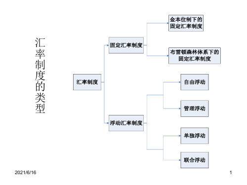 汇率制度PPT课件