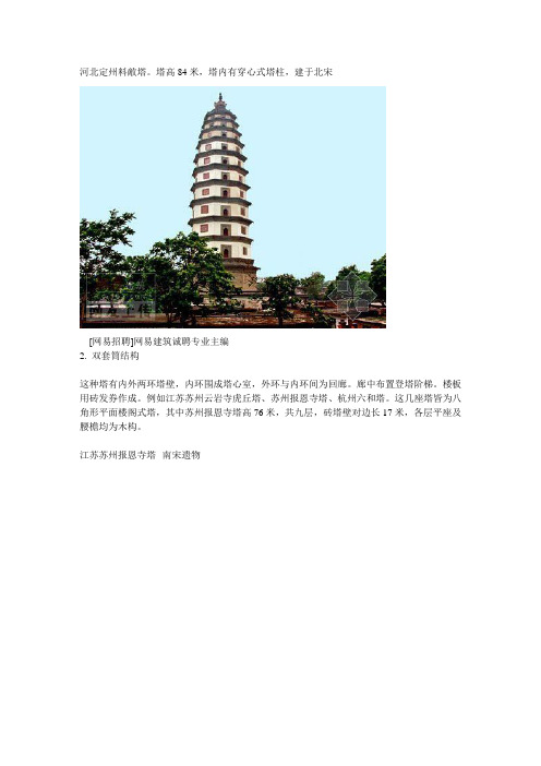 中国各代建筑特点总汇剖析