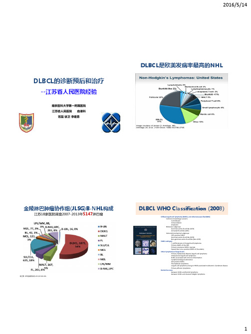 弥漫大B细胞淋巴瘤的诊断预后和治疗