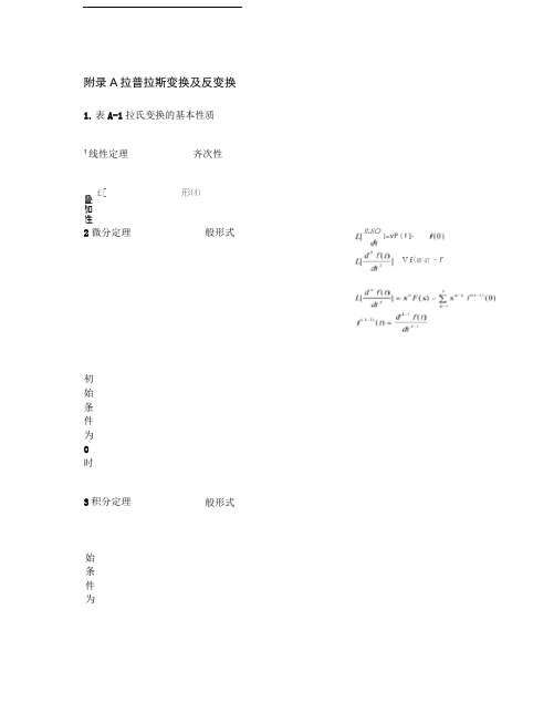 Laplace拉氏变换公式表_百度文库.