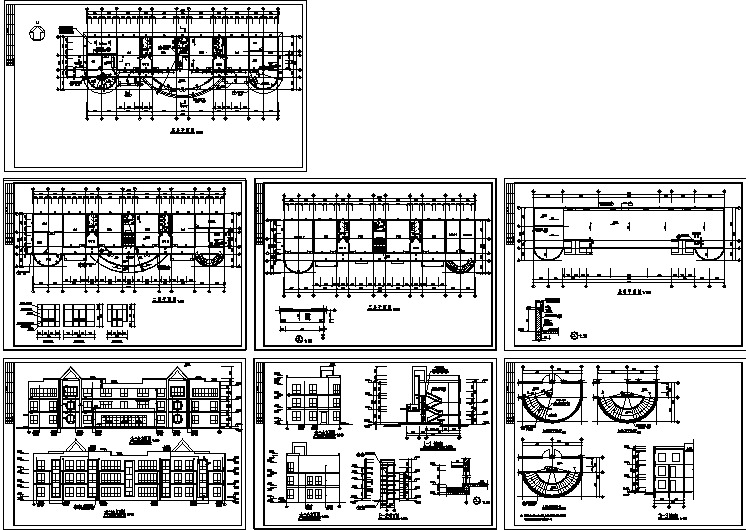 6班幼儿园建筑全套设计施工图