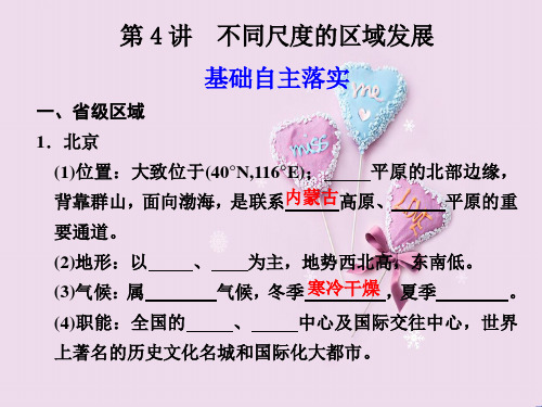 高三鲁教版地理第一轮复习区域地理 第二单元 第4讲 不同尺度的区域发展PPT课件