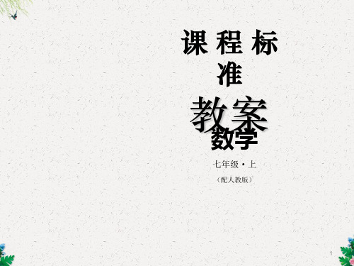 人教版数学七年级上册教案课件：3.3 解一元一次方程(2) (共23张PPT)