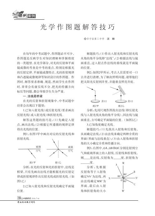 光学作图题解答技巧