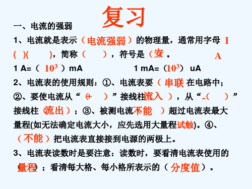 物理人教版九年级全册电路规律精品PPT课件