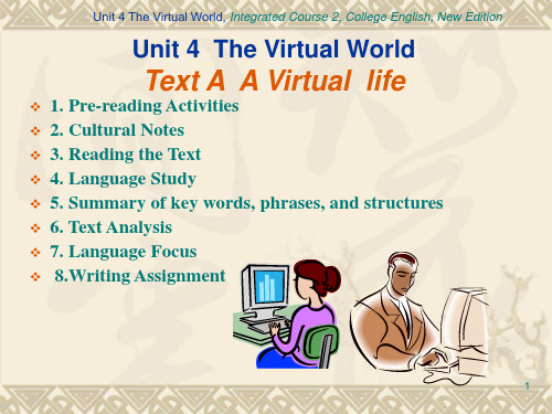 Unit 4 The Virtual WorldText A A Virtual life