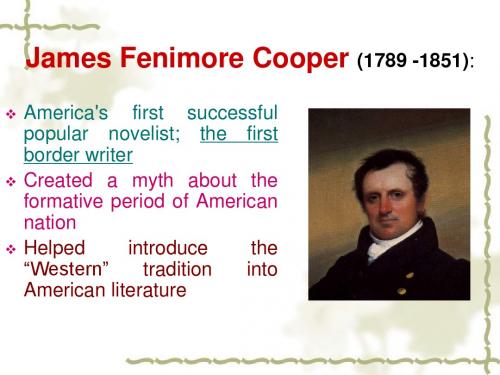 James Fenimore Cooper