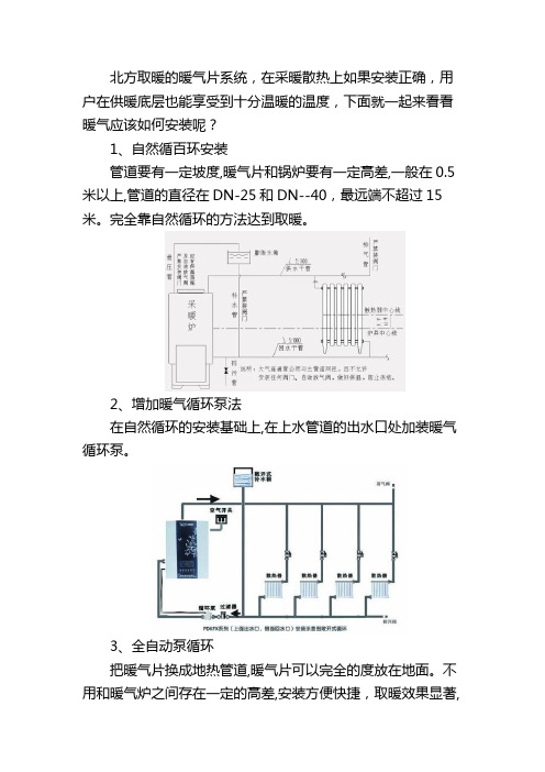 暖气片怎么安装