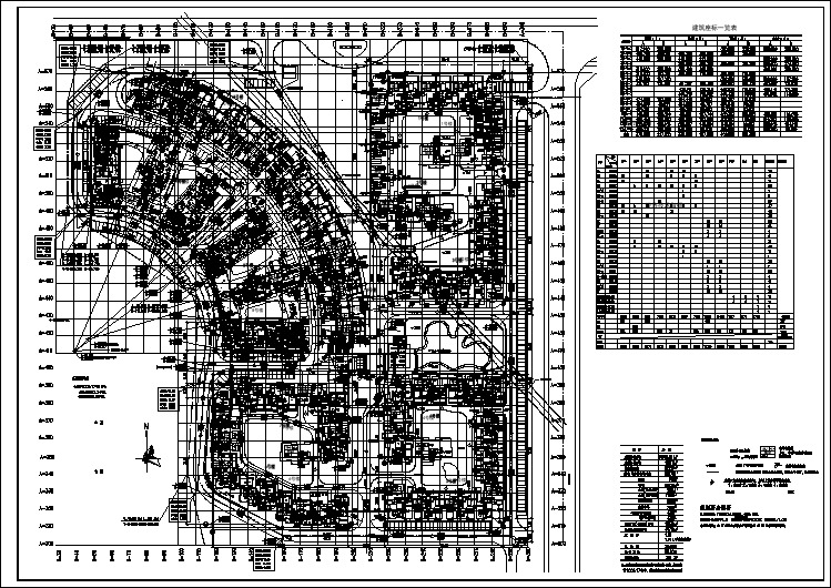 万科六期建筑总平面规划设计图纸(共一张)