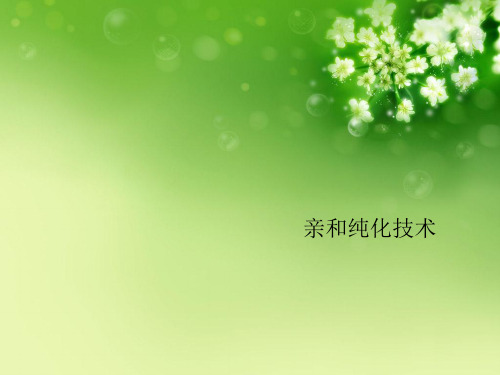亲和纯化技术