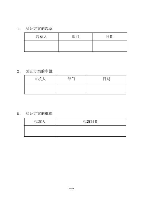 消毒剂消毒效果验证方案-精选.