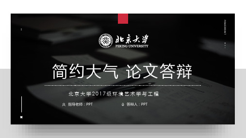 2021年本科大学毕业论文答辩ppt模板