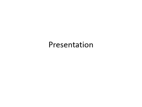 如何做英文presentation