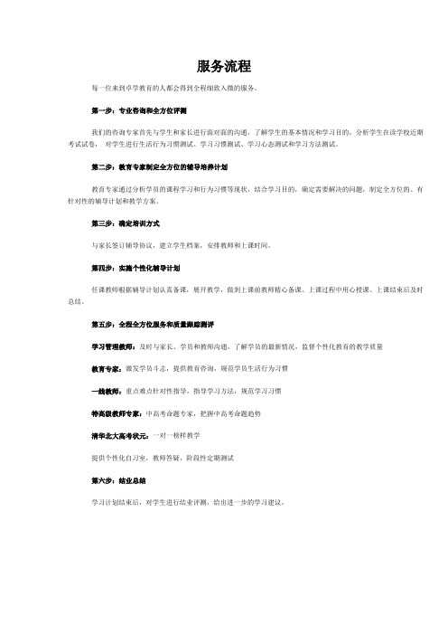 最新整理一对一流程.doc